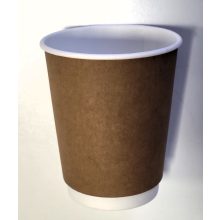 Papír pohár 300 ml DUPLAFALÚ kraft
