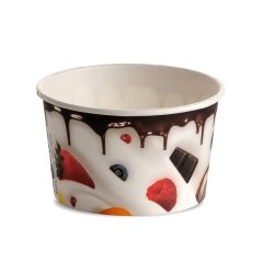 Fagyis papír tál 250 ml Matt Milky