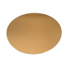 Arany kerek torta alátét 34 cm, 2,6 mm