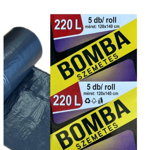 Bomba Szemetes zsák 220L