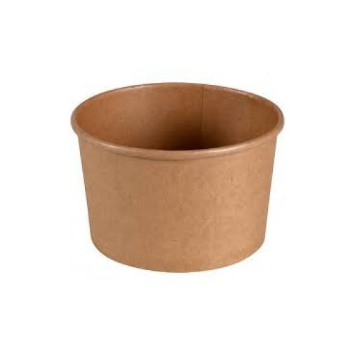 DoEco Barna leveses/salátás papírtál 730ml