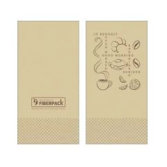   Lucart eco natural szalvéta 33x33 cm JÓ REGGELT 1/8-os, 2 réteg, 50 lap