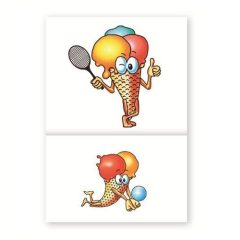 Fato fagyi mintás szalvéta 17x17 cm