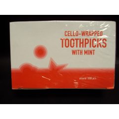 Fogvájó egyesével csomagolt mentolos