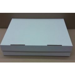 Süteményes fedeles nyitható doboz 16x22x5 cm