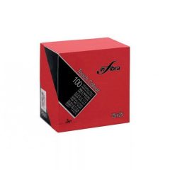 Infibra Szalvéta 25x25cm piros 2 réteg 100 lap/csomag