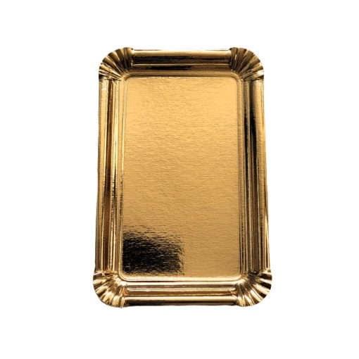 Kartontálca arany 130x205 mm 100 db/csomag