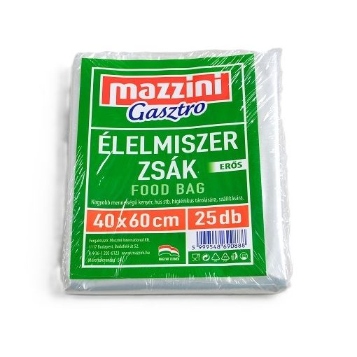 Mazzini élelmiszerzsák 40x60 cm 25 db