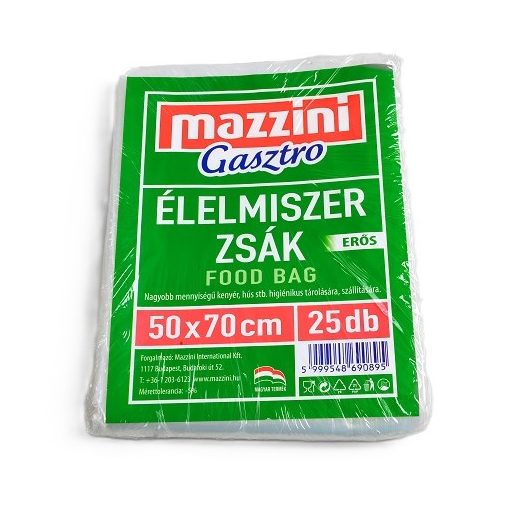 Mazzini élelmiszerzsák 50x70 cm 25 db