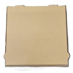 Pizza doboz 52x52x4 cm barna 