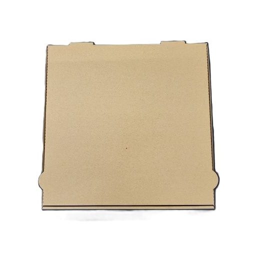 Pizza doboz 52x52x4 cm barna 
