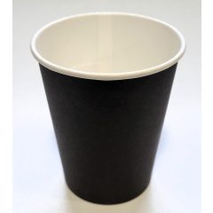 Papír pohár 250 ml fekete