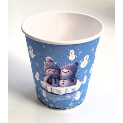 Papír Pohár 250 ml "Hóember"