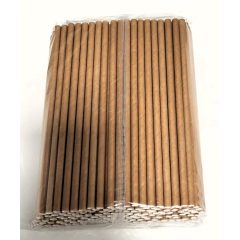 Papír kraft szívószál 8x230 mm 