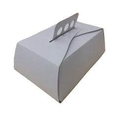 Süteményes díszdoboz fehér nagy