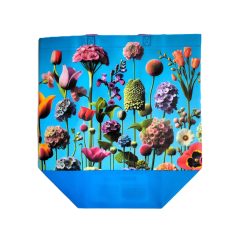 Táska Non-Woven Laminált FLOWERS 37x18x30 cm