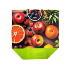 Táska Non-Woven Laminált FRUITS 37x18x30 cm