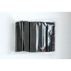 Yuko papír szívószál FEKETE 8 mm 216 mm 250 db