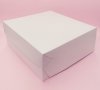 Süteményes papír doboz fedeles 18x18x9 cm